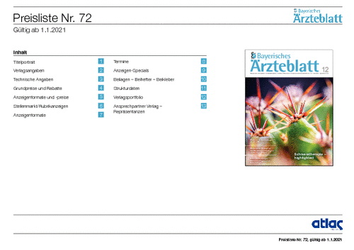 Anzeigen Media Bayerisches Arzteblatt